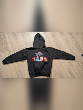 Tune Squad Black Kids Hoodie with Looney Tunes Graphic